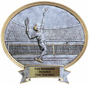 Tennis Male - Legend Series Resin Award 6 1/2" x 6"