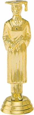 5" Graduate Male Gold Trophy Figure