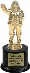 6 1/2" Santa Claus Trophy Kit with Pedestal Base