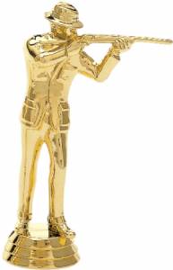 5" Civilian Rifleman Gold Trophy Figure