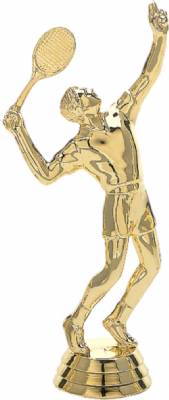 5 1/2" Tennis Male Gold Trophy Figure