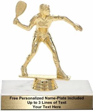 5 1/4" Racquetball Female Trophy Kit