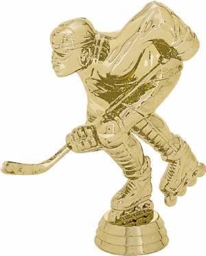 5" Inline Skate Gold Trophy Figure