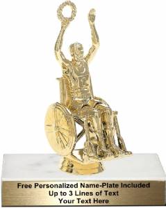 4 3/4" Wheelchair Male Trophy Kit