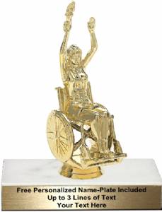 4 3/4" Wheelchair Female Trophy Kit