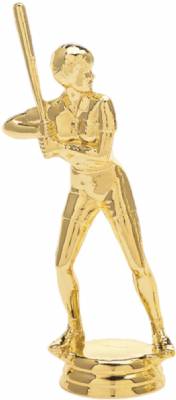 6" Softball Female Gold Trophy Figure