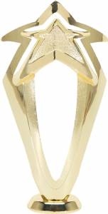 7 1/2" Mega Star Gold Trophy Figure