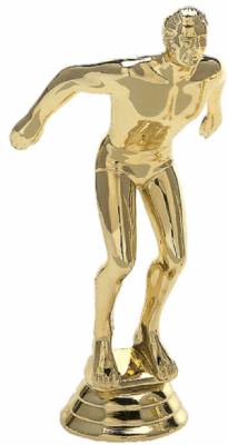 5" Swimmer Male Gold Trophy Figure