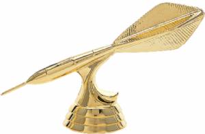 3" Dart Trophy Figure Gold