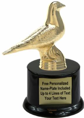 6" Pigeon Trophy Kit with Pedestal Base