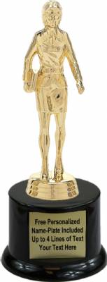 8" Sales Lady Trophy Kit with Pedestal Base