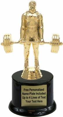 7" Power Lifter Male Trophy Kit with Pedestal Base