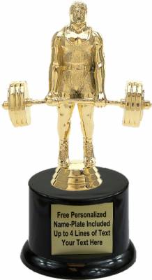 7" Power Lifter Male Trophy Kit with Pedestal Base
