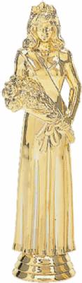 6" Beauty Queen Trophy Figure Gold