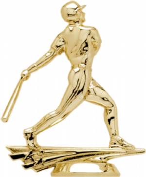 5" All Star Baseball Male Gold Trophy Figure