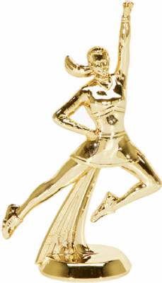 5" All Star Cheerleader Dance Trophy Figure Gold