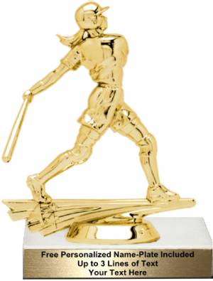 5 3/4" All Star Softball Female Trophy Kit