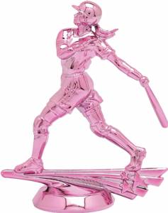 5" All Star Softball Female Pink Trophy Figure