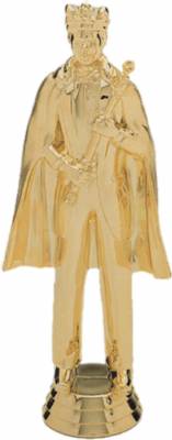 6 1/4" King Gold Trophy Figure