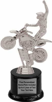 7" Off Road Motorcycle Trophy Kit with Pedestal Base