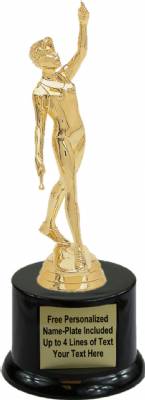 7" Baton Twirler Trophy Kit with Pedestal Base