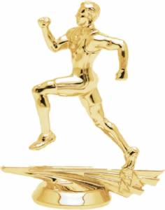 5" All Star Track Male Gold Trophy Figure