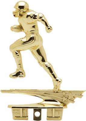 5" Snap Football Male Gold Trophy Figure