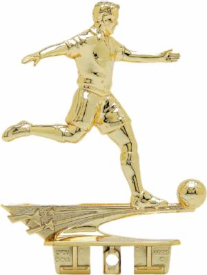 5" Snap Soccer Male Gold Trophy Figure