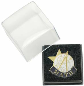 Math Lapel Pin with Presentation Box #2