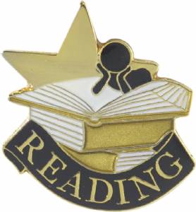 Reading Lapel Pin with Presentation Box