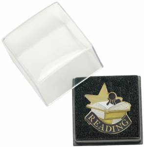 Reading Lapel Pin with Presentation Box #2