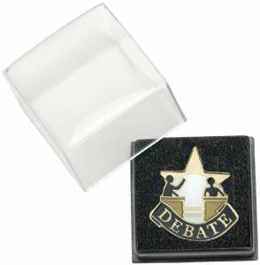 Debate Lapel Pin with Presentation Box #2