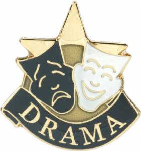 Drama Lapel Pin with Presentation Box