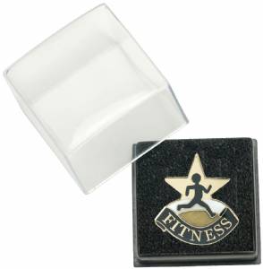 Fitness Lapel Pin with Presentation Box #2