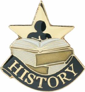 History Lapel Pin with Presentation Box