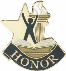 Honor Student Lapel Pin with Presentation Box