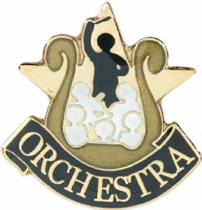 Orchestra Lapel Pin with Presentation Box