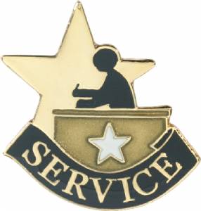 Service Lapel Pin with Presentation Box