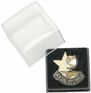 Social Studies Lapel Pin with Presentation Box #2