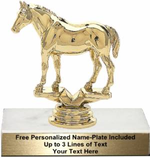 4 1/2" Quarter Horse Trophy Kit