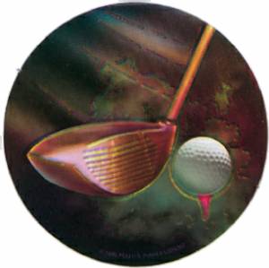 Golf 2" Holographic Insert