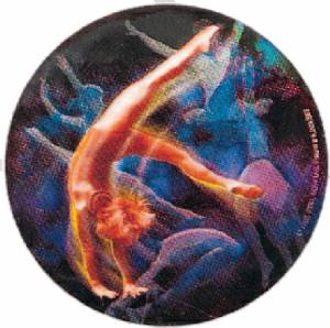 Gymnastics Female 2" Holographic Insert