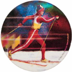 Cross Country Skiing 2" Holographic Insert
