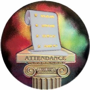 Attendance 2" Holographic Insert