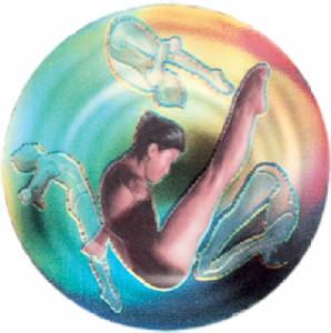 Diving Female 2" Holographic Insert