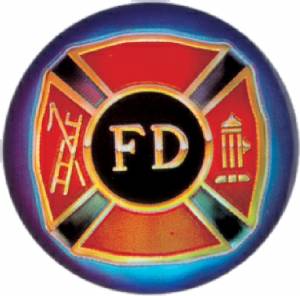 Fire Department 2" Holographic Insert