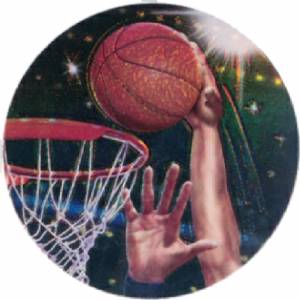 Basketball 2" Holographic Insert