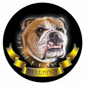 Bulldogs Mascot 2" Insert