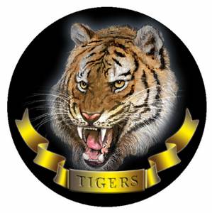 Tigers Mascot 2" Insert