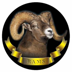 Rams Mascot 2" Insert